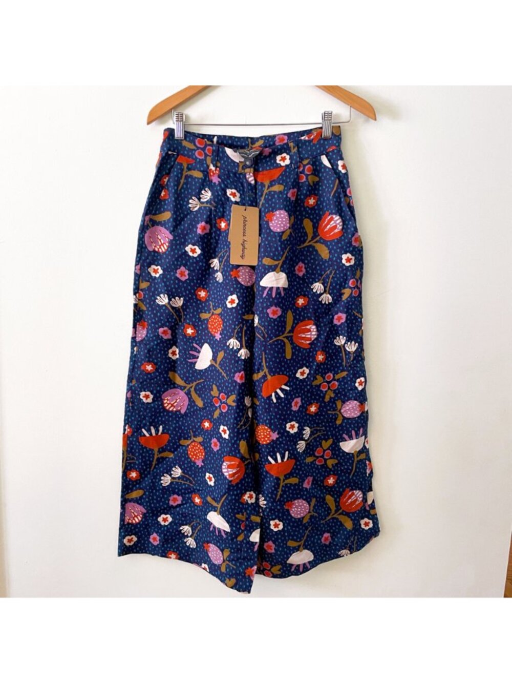 NWT Modcloth x Princess Highway Linen Print Pants, Size 10 - Picture 2 of 6